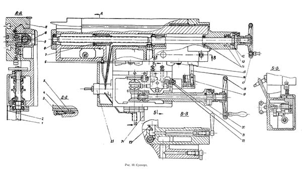 Суппорт фрезерного універсального верстата 675П